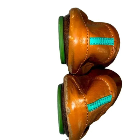 Imperfect Tieks ballet flats classic tan Italian  leather ballet flats size 9 - Picture 14 of 15